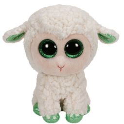 TY Beanie Boos - LALA the Lamb (Glitter Eyes) (Regular Size - 6 inch)