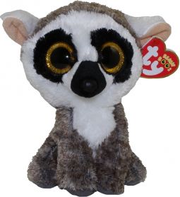 TY Beanie Boos - LINUS the Lemur (Glitter Eyes) (Regular Size - 6 inch)