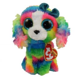 TY Beanie Boos - LOLA the Rainbow Dog (Glitter Eyes)(Regular Size - 6 inch) *Limited Exclusive* TY Beanie Boos - LOLA the Rainbow Dog (Glitter Eyes)(Regular Size - 6 inch) *Limited Exclusive*