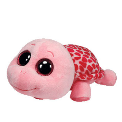 TY Beanie Boos - MYRTLE the Pink Turtle (Glitter Eyes) (Regular Size - 6 inch)