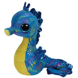 TY Beanie Boos - NEPTUNE the Seahorse (Glitter Eyes) (Regular Size - 6 inch)