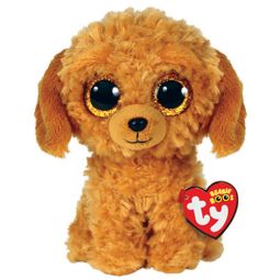 TY Beanie Boos - NOODLES the Goldendoodle Dog (Glitter Eyes)(Regular Size - 6 inch)