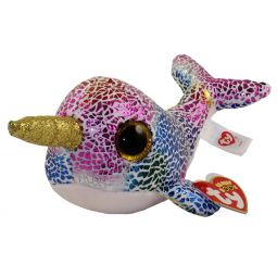 TY Beanie Boos - NOVA the Narwhal (Glitter Eyes)(Regular Size - 6 inch) *Limited Exclusive*