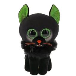 TY Beanie Boos - OLEANDER the Halloween Kitty Cat (Glitter Eyes)(Regular Size - 6 inch)