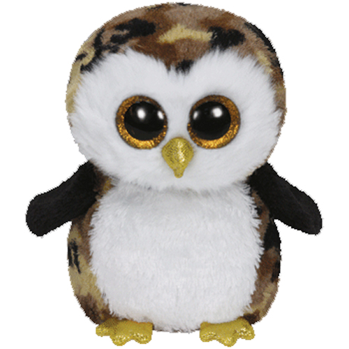 TY Beanie Boos - OWLIVER the Camo Owl (Glitter Eyes) (Regular Size - 6 inch)