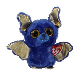 TY Beanie Boos - OZZY the Blue Bat (Glitter Eyes)(Regular Size - 6 inch)