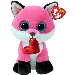 TY Beanie Boos - PARFAIT the Valentine's Fox (Glitter Eyes)(Regular Size - 6 inch)