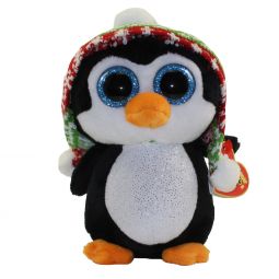 TY Beanie Boos - PENELOPE the Penguin (Glitter Eyes) (Regular Size - 6 inch)