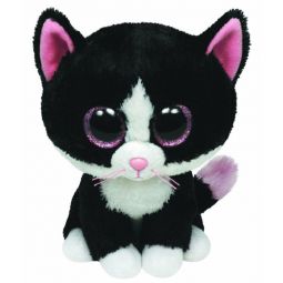 TY Beanie Boos - PEPPER the Black & White Cat (Glitter Eyes) (Regular Size - 6 inch)