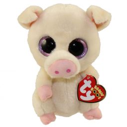 TY Beanie Boos - PIGGLEY the Pig (Glitter Eyes) (Regular Size - 6 inch) *1st Version - Cream Color* TY Beanie Boos - PIGGLEY the Pig (Glitter Eyes) (Regular Size - 6 inch) *1st Version - Cream Color*