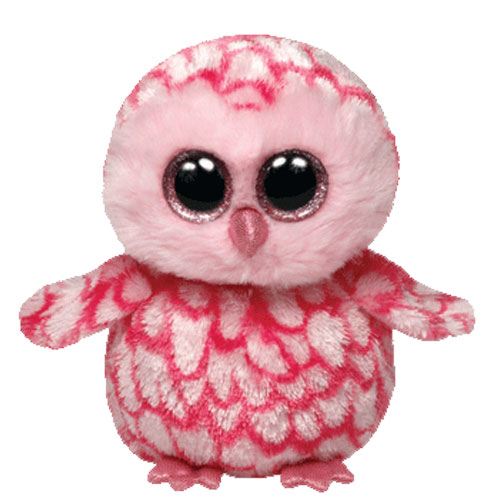 PINKY the OWL TY BEANIE BOOS MINT with MINT TAGS 