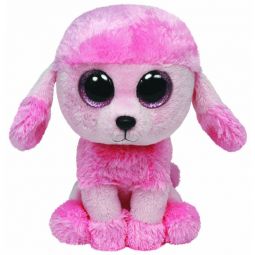 TY Beanie Boos - PRINCESS the Pink Poodle (Glitter Eyes) (Regular Size - 6 inch) TY Beanie Boos - PRINCESS the Pink Poodle (Glitter Eyes) (Regular Size - 6 inch)