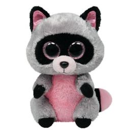 TY Beanie Boos - ROCCO the Raccoon (Glitter Eyes) (Regular Size - 6 inch)