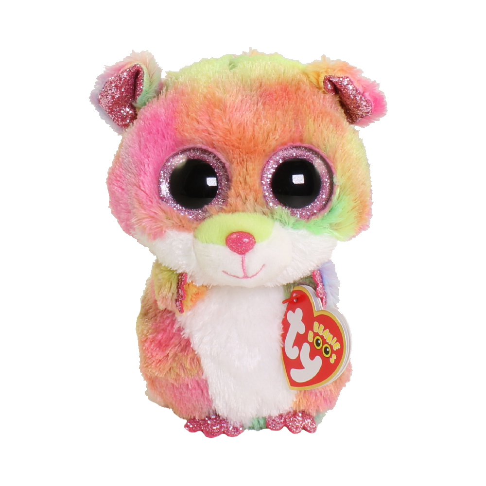 TY Beanie Boos RODNEY the Hamster Glitter Eyes Regular Size 6 inch BBToyStore Toys Plush Trading Cards Action Figures Games online retail store shop sale