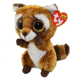 TY Beanie Boos - RUSTY the Raccoon (Glitter Eyes) (Regular Size - 6 inch)