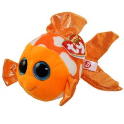 TY Beanie Boos - SAMI the Orange & White Fish (Glitter Eyes) (Regular Size - 6 inch)