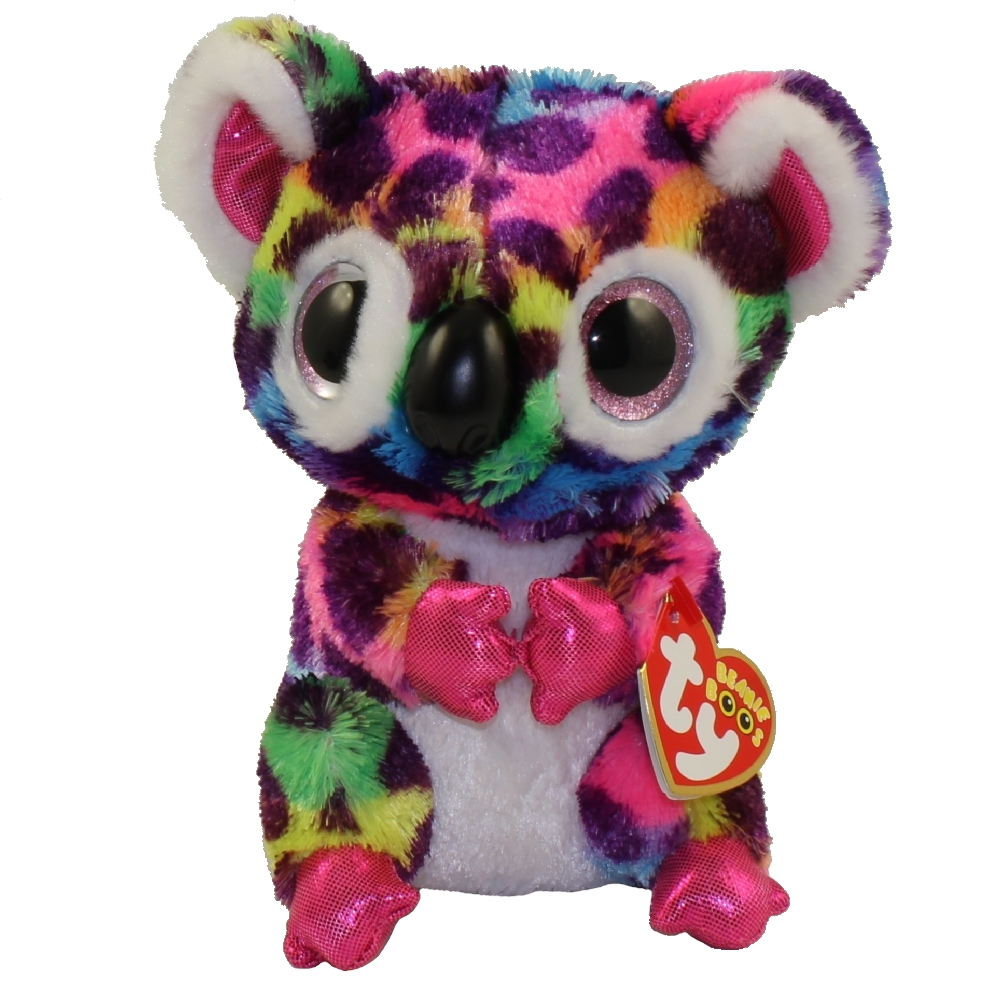 TY Beanie Boos - SCOUT the Rainbow Koala (Glitter Eyes)(Regular Size - 6  inch) *Limited Exclusive*:  - Toys, Plush, Trading Cards,  Action Figures & Games online retail store shop sale