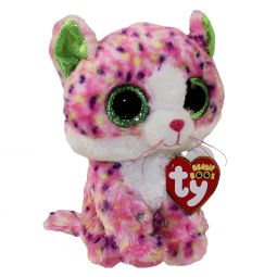 TY Beanie Boos - SOPHIE the Multi-Color Cat (Glitter Eyes) (Regular- 6 inch)