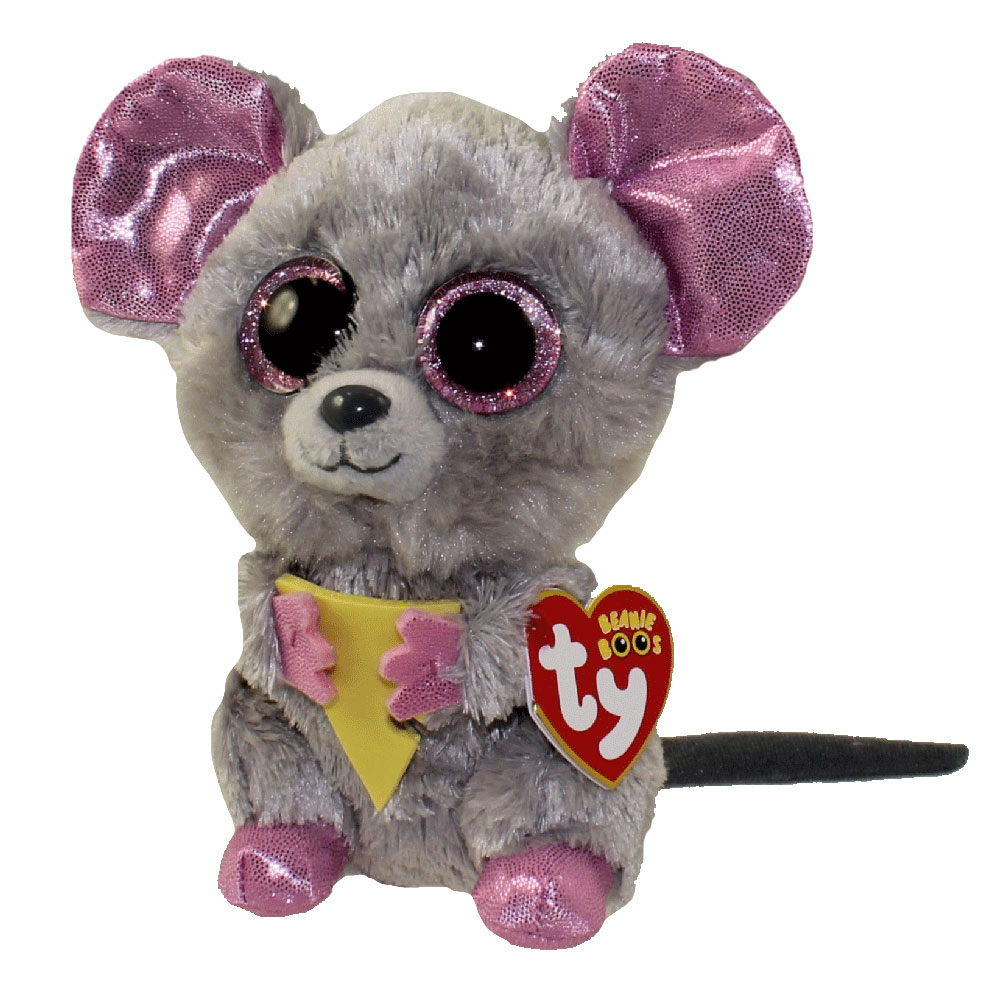TY Beanie Boos - SQUEAKER the Mouse (Glitter Eyes) (Regular Size - 6 inch)