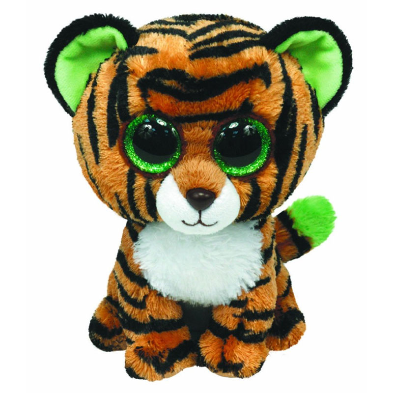 TY Beanie Boos - STRIPES the Tiger (Glitter Eyes) (Regular Size - 6 inch)