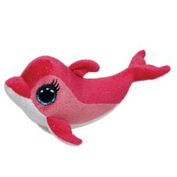 TY Beanie Boos - SURF the Pink Dolphin (Glitter Eyes) (Regular Size - 6 inch)