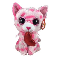 TY Beanie Boos - SWEET the Valentine's Leopard (Glitter Eyes)(Regular Size - 6 inch)