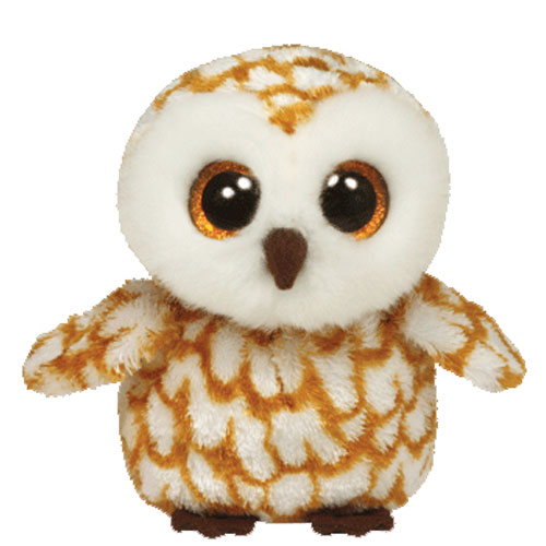 TY Beanie Boos - SWOOPS the Brown Owl (Glitter Eyes) (Regular Size - 6 inch)