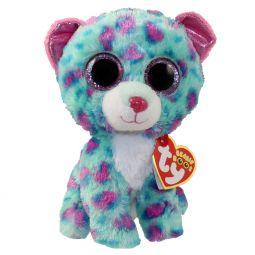TY Beanie Boos - SYDNEY the Blue Leopard (Glitter Eyes) (Regular Size - 6 inch) *Limited Exclusive*