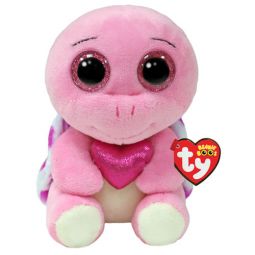 TY Beanie Boos - TORTE the Valentine's Turtle (Glitter Eyes)(Regular Size - 6 inch)