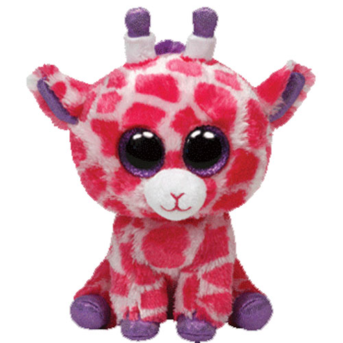 TY Beanie Boos - TWIGS the Pink Giraffe (Glitter Eyes) (Regular Size - 6 inch)