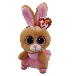 TY Beanie Boos - TWINKLE TOES the Ballerina Bunny (Glitter Eyes) (Regular Size - 6 inch)