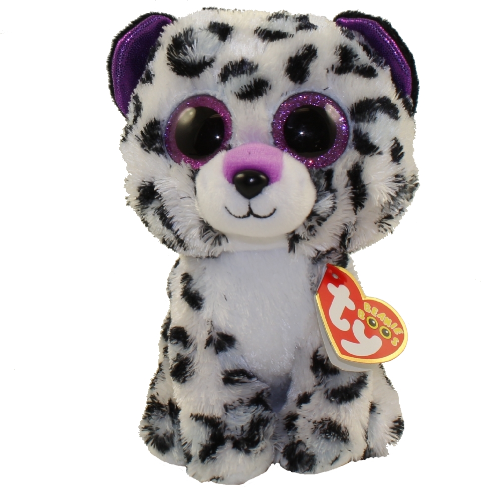 TY Beanie Boos - VIOLET the Leopard (Glitter Eyes) (Regular Size - 6 inch) *Limited Exclusive*