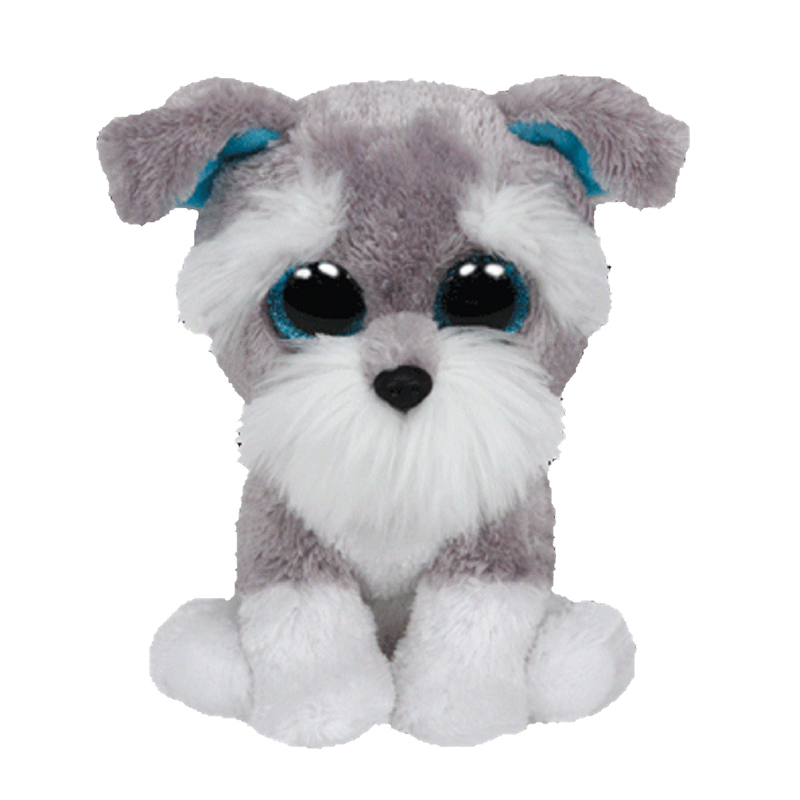 TY Beanie Boos - WHISKERS the Schnauzer (Glitter Eyes) (Regular Size - 6 inch)