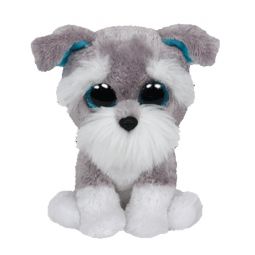 TY Beanie Boos - WHISKERS the Schnauzer (Glitter Eyes) (Regular Size - 6 inch) TY Beanie Boos - WHISKERS the Schnauzer (Glitter Eyes) (Regular Size - 6 inch)