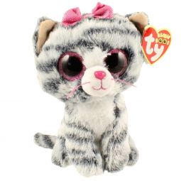 TY Beanie Boos - WILLOW the Gray Tabby Cat (Glitter Eyes) (Regular Size - 6 inch) *Limited Excl.* TY Beanie Boos - WILLOW the Gray Tabby Cat (Glitter Eyes) (Regular Size - 6 inch) *Limited Excl.*