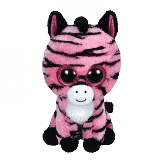 OFFICIAL TY BEANIE BOO BABIES PEPPA PIG ZOE ZEBRA PLUSH SOFT TOY NEW WITH  TAGS *