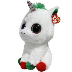 TY Beanie Boos - CANDY CANE the Unicorn (Medium Size - 9 in)