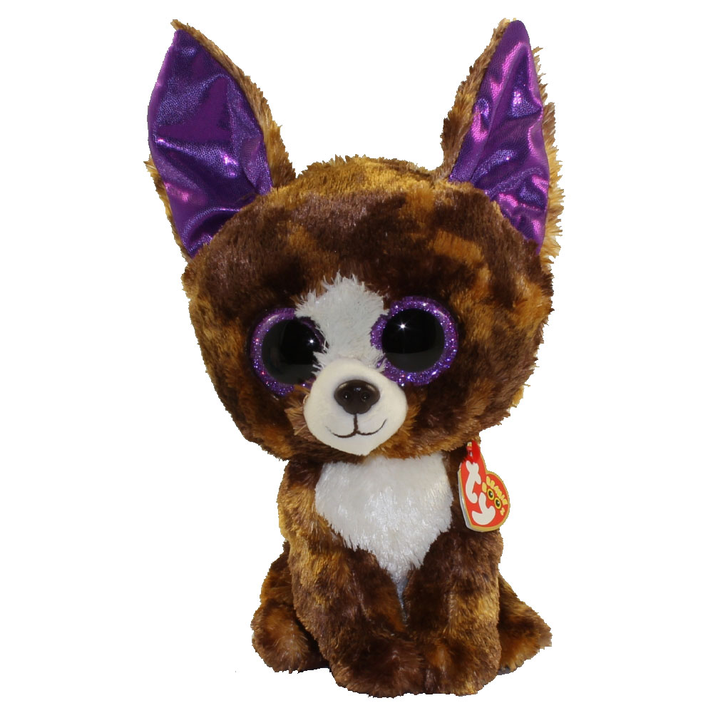 TY Beanie Boos - DEXTER the Dog (Glitter Eyes) (Medium Size - 9 inch)