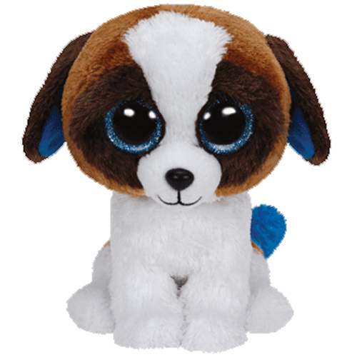 TY Beanie Boos - DUKE the St. Bernard Dog (Glitter Eyes) (Medium Size - 9 inch)