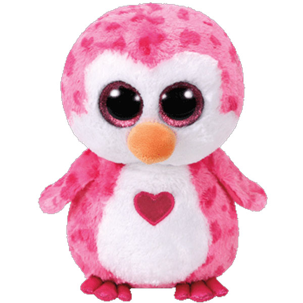 TY Beanie Boos - JULIET the Penguin (Glitter Eyes) (Medium Size - 9 inch)