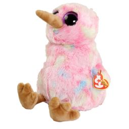 TY Beanie Boos - KIWI the Bird (Glitter Eyes) (Medium Size - 9 inch)