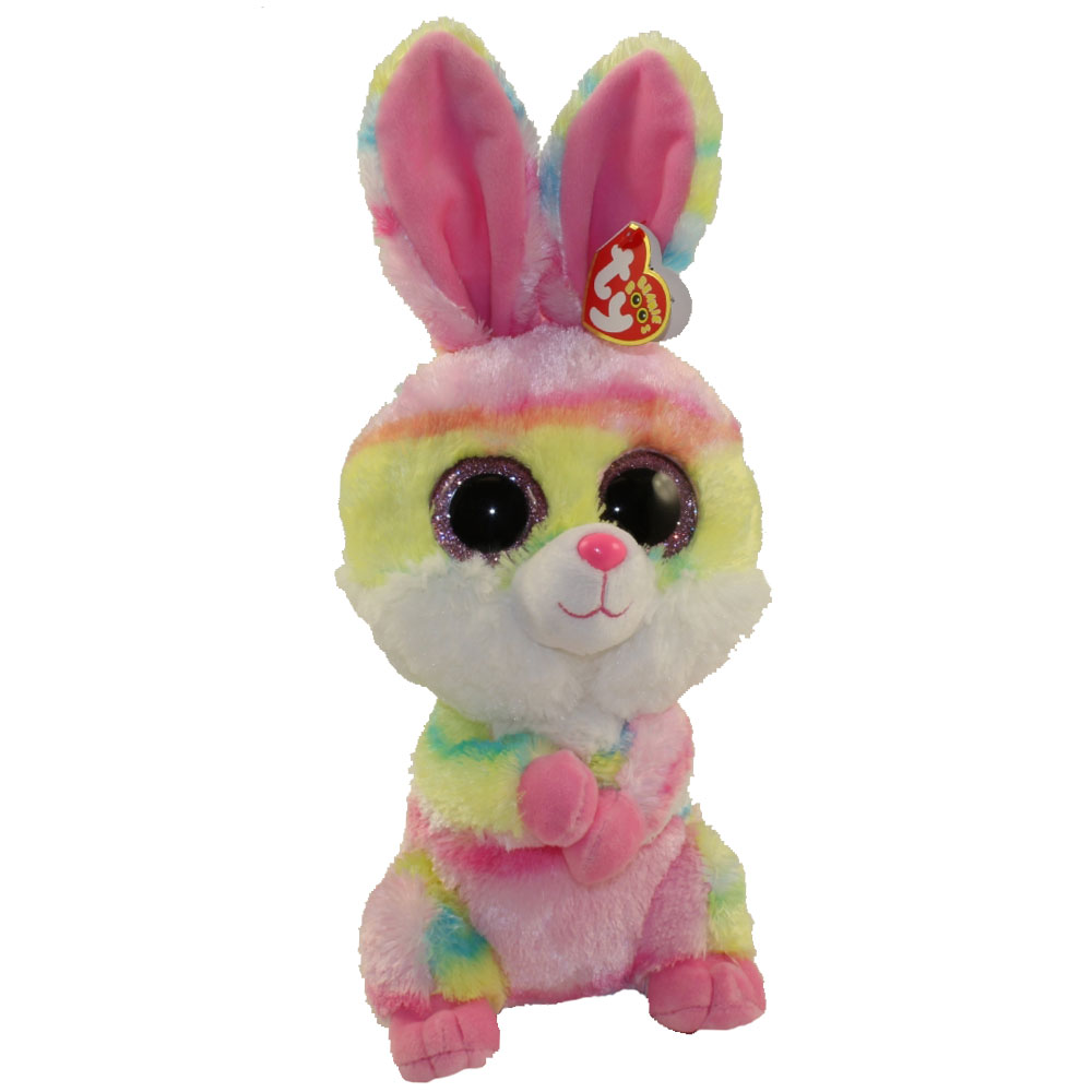 TY Beanie Boos - LOLLIPOP the Bunny (Glitter Eyes) (Medium Size - 9 inch)