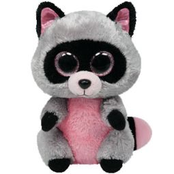 TY Beanie Boos - ROCCO the Raccoon (Glitter Eyes) (Medium Size - 9 inch)