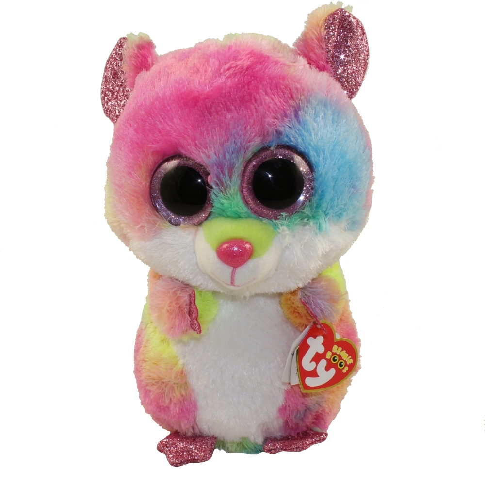 TY Beanie Boos - RODNEY the Hamster (Glitter Eyes) (Medium Size - 9 inch)