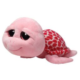 TY Beanie Boos - SHELLBY the Pink Turtle (Glitter Eyes) (Medium Size - 9 inch)
