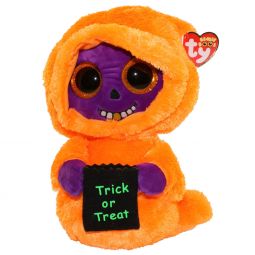 TY Beanie Boos - SKELTON the Ghoul (Glitter Eyes) (Medium Size - 9 inch)