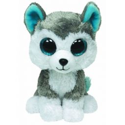 TY Beanie Boos - SLUSH  the Husky (Glitter Eyes) (Medium Size - 9 inch)