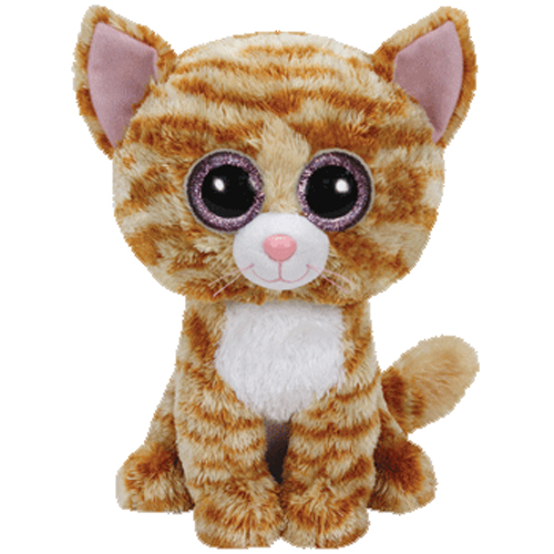 TY Beanie Boos - TABITHA the Cat (Glitter Eyes) (Medium Size - 9 inch)