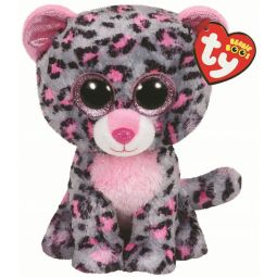 TY Beanie Boos - TASHA the Leopard (Glitter Eyes) (Medium Size - 9 inch)