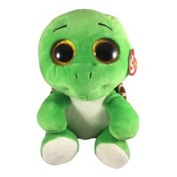 TY Beanie Boos - TURBO the Green Turtle (Glitter Eyes) (Medium Size - 9 inch)